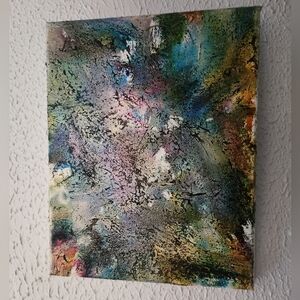 Painting by piggie artist Jojo in 2020  fundraiser at a local  Animal Sanctuary